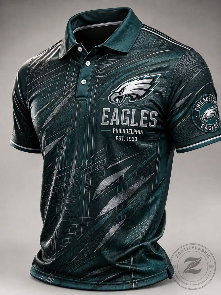 Fly Eagles Fly Philadelphia Eagles NFL Football Polo Shirt 7 Fly Eagles Fly Philadelphia Eagles NFL Football Polo Shirt