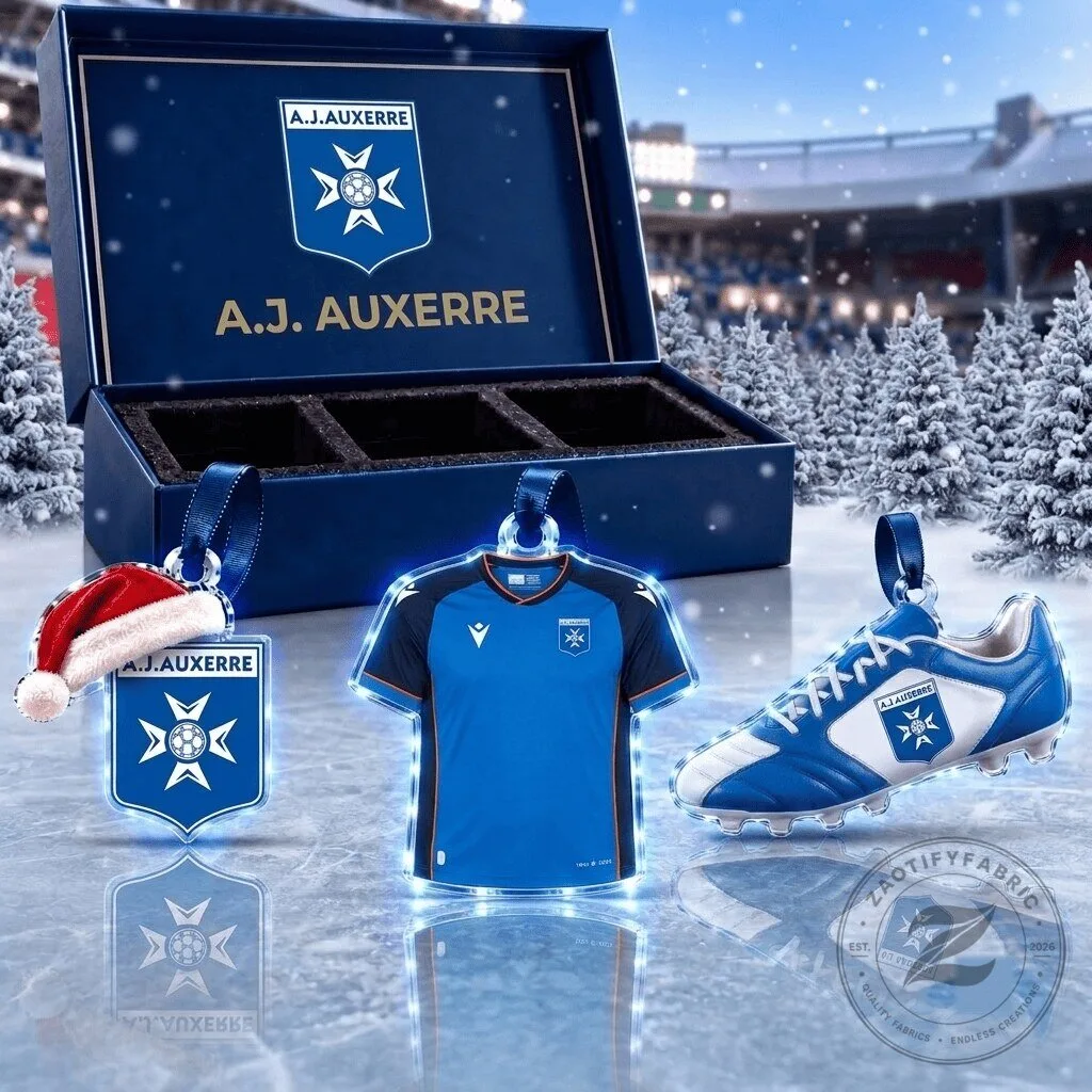 AJ Auxerre Football Club Team Full Set 3 Acrylic Ornament