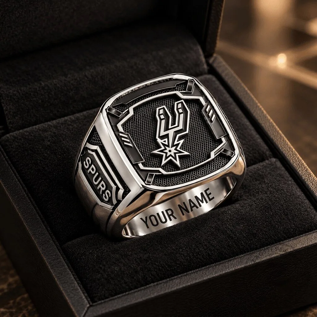 San Antonio Spurs Basketball Team Custom Engraved Championship Ring