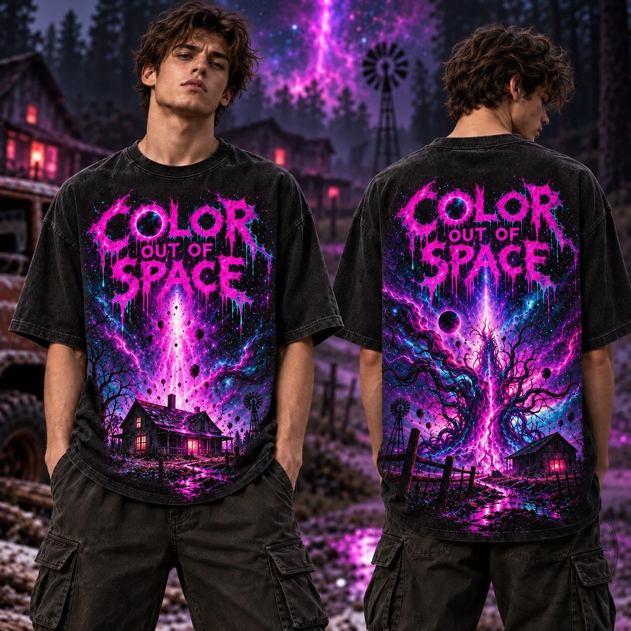 Color Out of Space Cosmic Horror Movie T-Shirt 1 Color Out of Space Cosmic Horror Movie T-Shirt