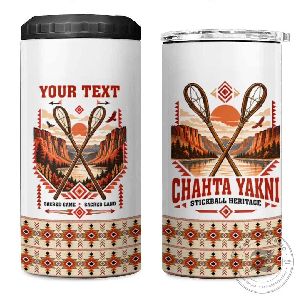 Chahta Yakni Stickball Heritage Native American Tribal Landscape Personalized Tumbler 2 Chahta Yakni Stickball Heritage Native American Tribal Landscape Personalized Tumbler