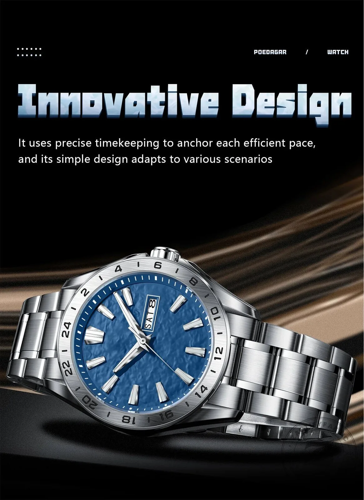 Corvette C8 Stingray Personalized Name Blue Dial Stainless Steel Watch 20 Corvette C8 Stingray Personalized Name Blue Dial Stainless Steel Watch