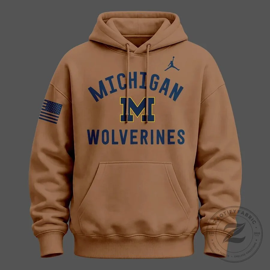 Michigan Wolverines Military Appreciation United As One NCAA Hoodie 10 Michigan Wolverines Military Appreciation United As One NCAA Hoodie