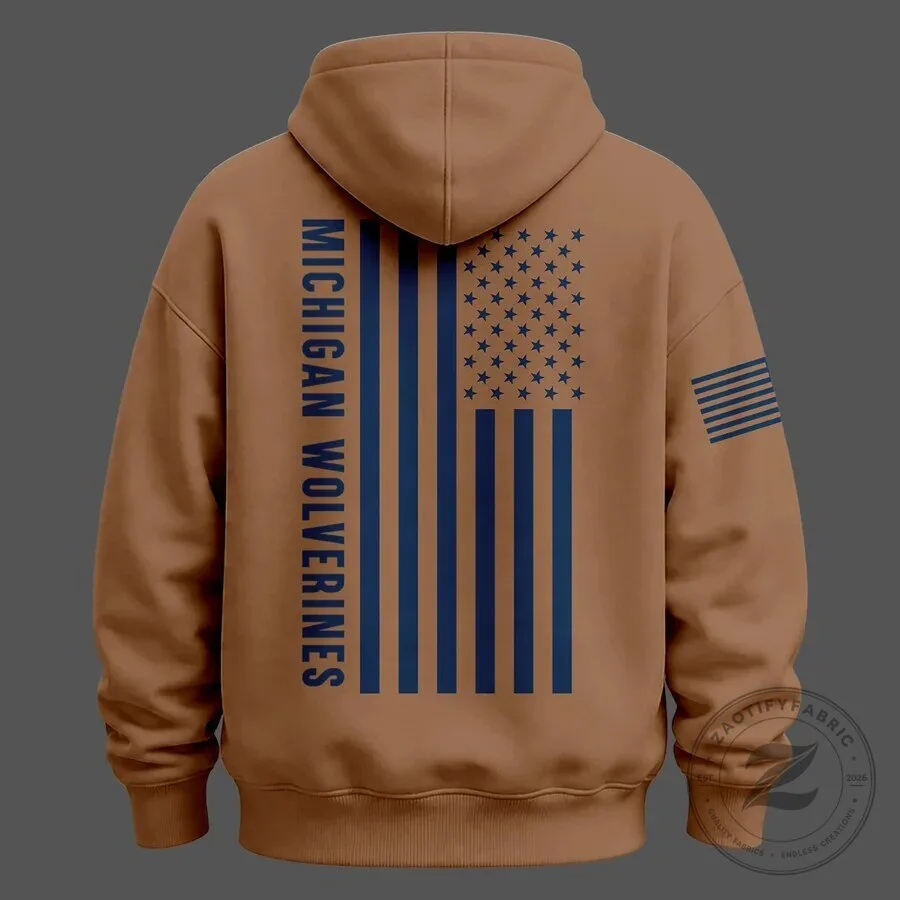Michigan Wolverines Military Appreciation United As One NCAA Hoodie 11 Michigan Wolverines Military Appreciation United As One NCAA Hoodie