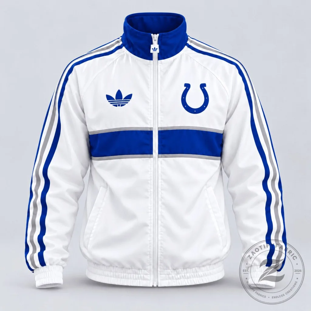 Indianapolis Colts Vintage Heritage Triple Stripe Full-Zip Track Jacket Indianapolis Colts Vintage Heritage Triple Stripe Full-Zip Track Jacket