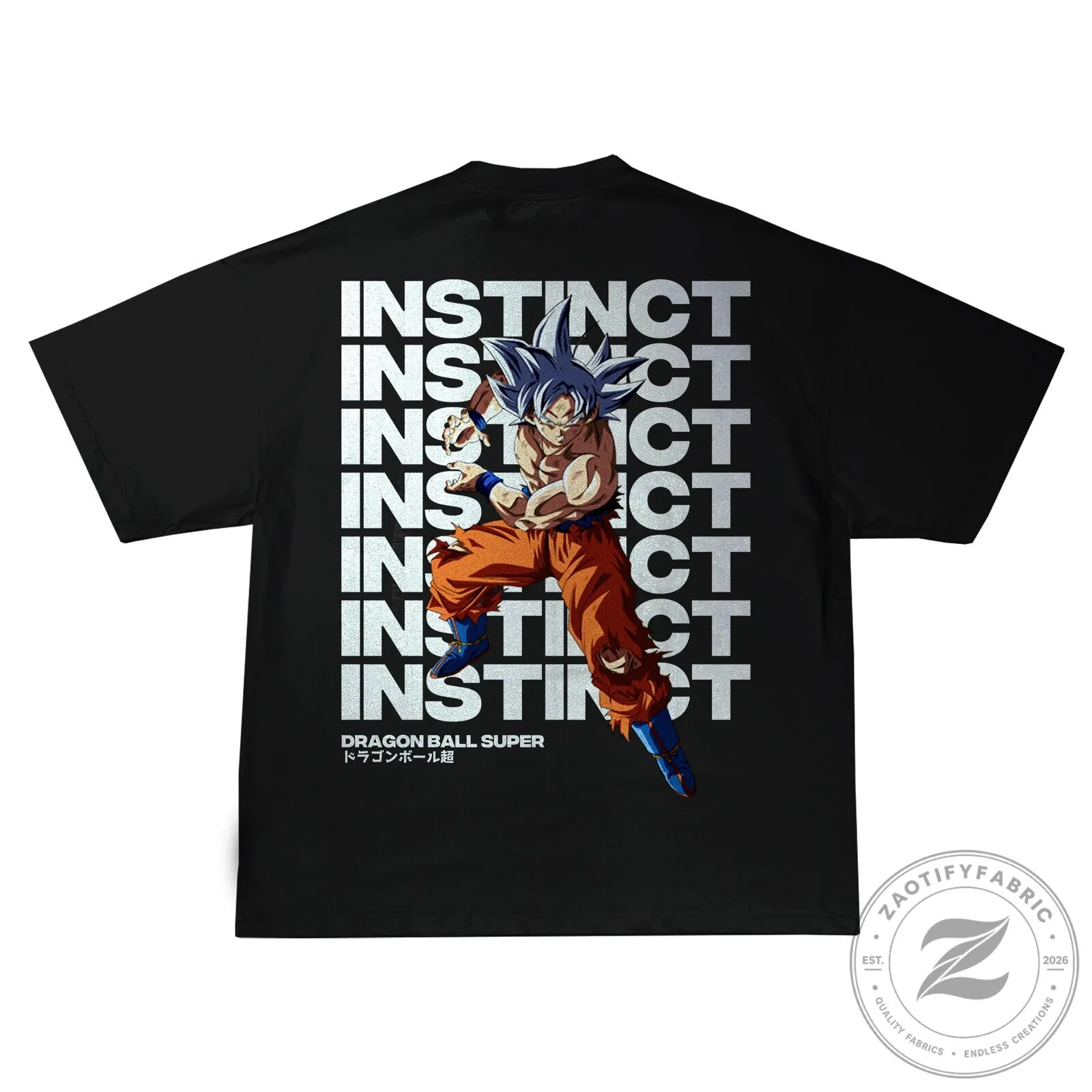 Dragon Ball Super Son Goku Ultra Instinct Anime Black T-Shirt 6 Dragon Ball Super Son Goku Ultra Instinct Anime Black T-Shirt