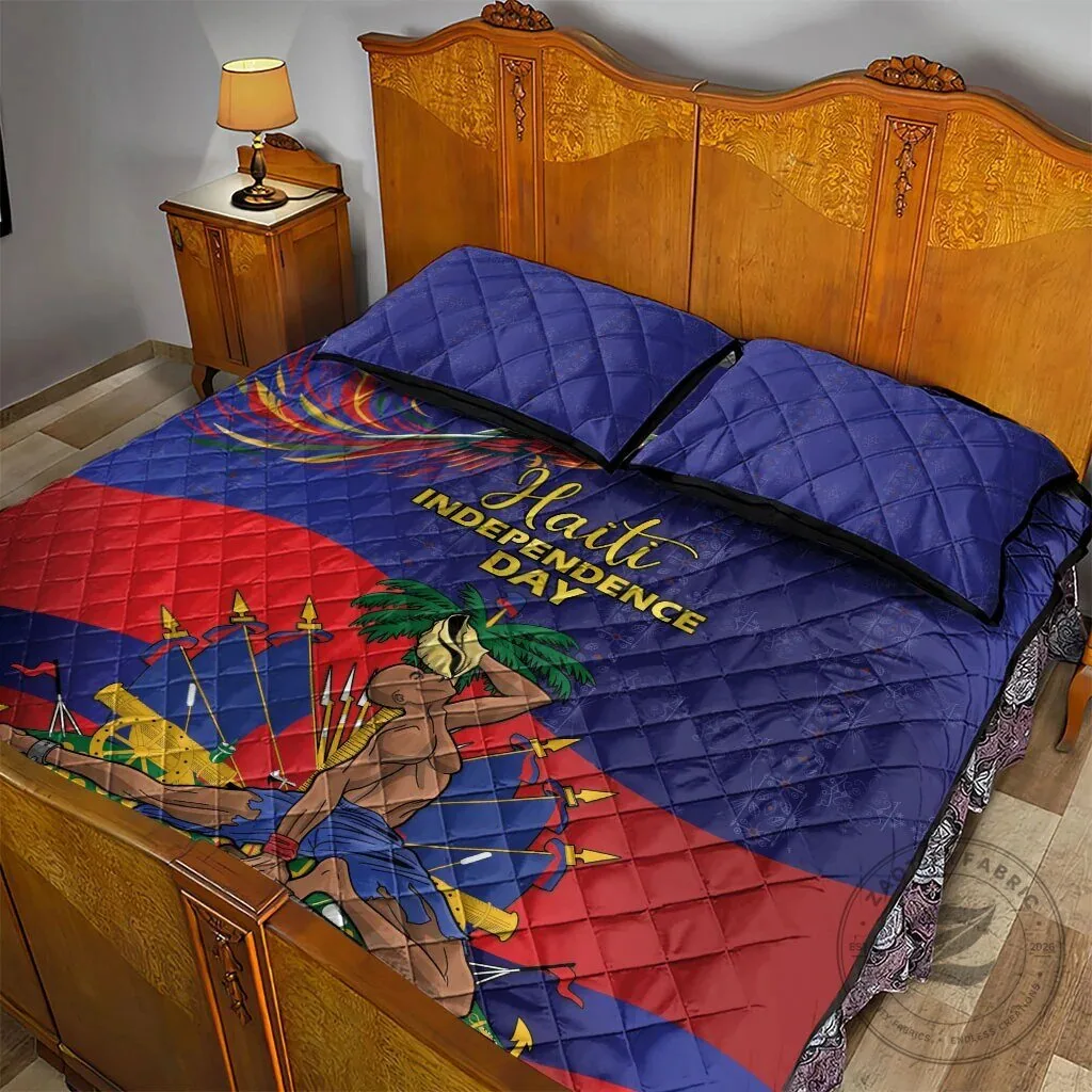 Haiti Independence Day Freedom Heritage Quilted Bedding Set 10 Haiti Independence Day Freedom Heritage Quilted Bedding Set