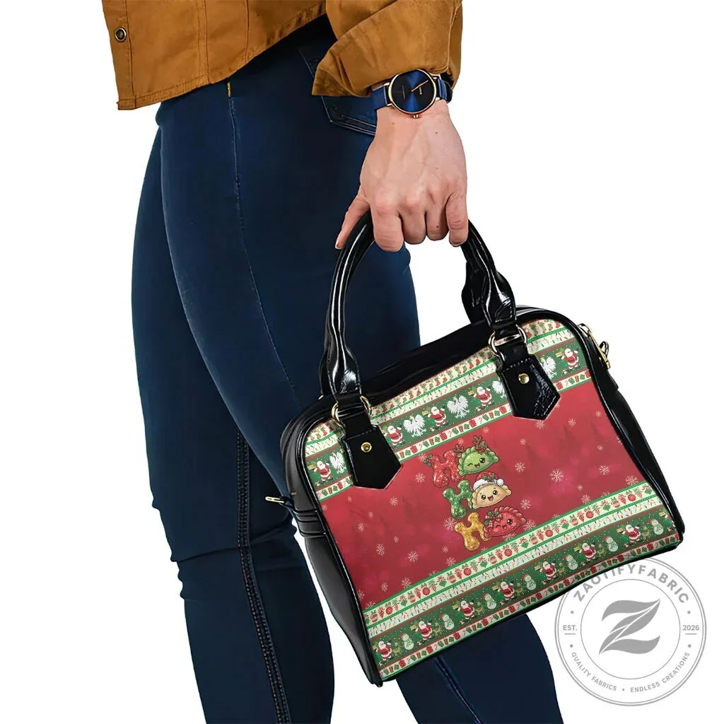 Christmas Holiday Ugly Sweater Pattern Shoulder Handbag 10 Christmas Holiday Ugly Sweater Pattern Shoulder Handbag