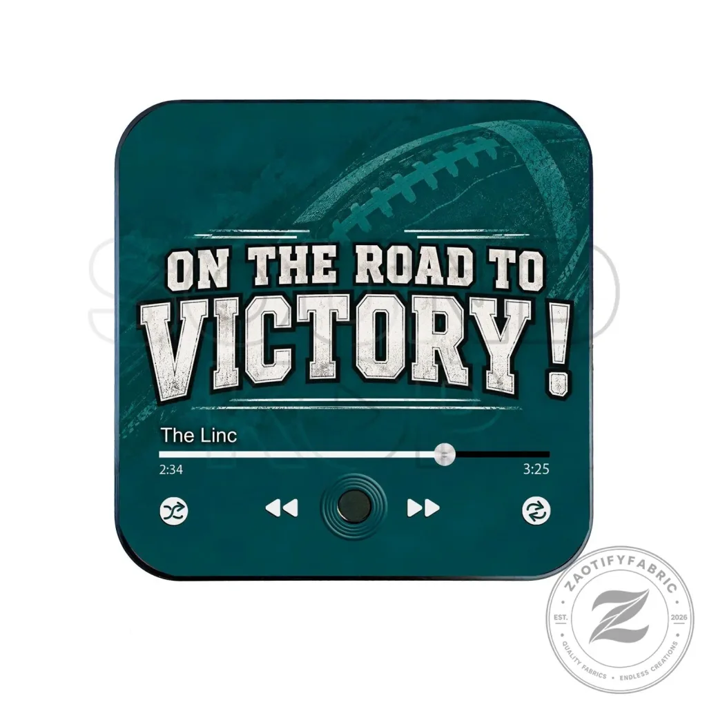 Philadelphia Eagles Football On The Road To Victory Musical Magnet