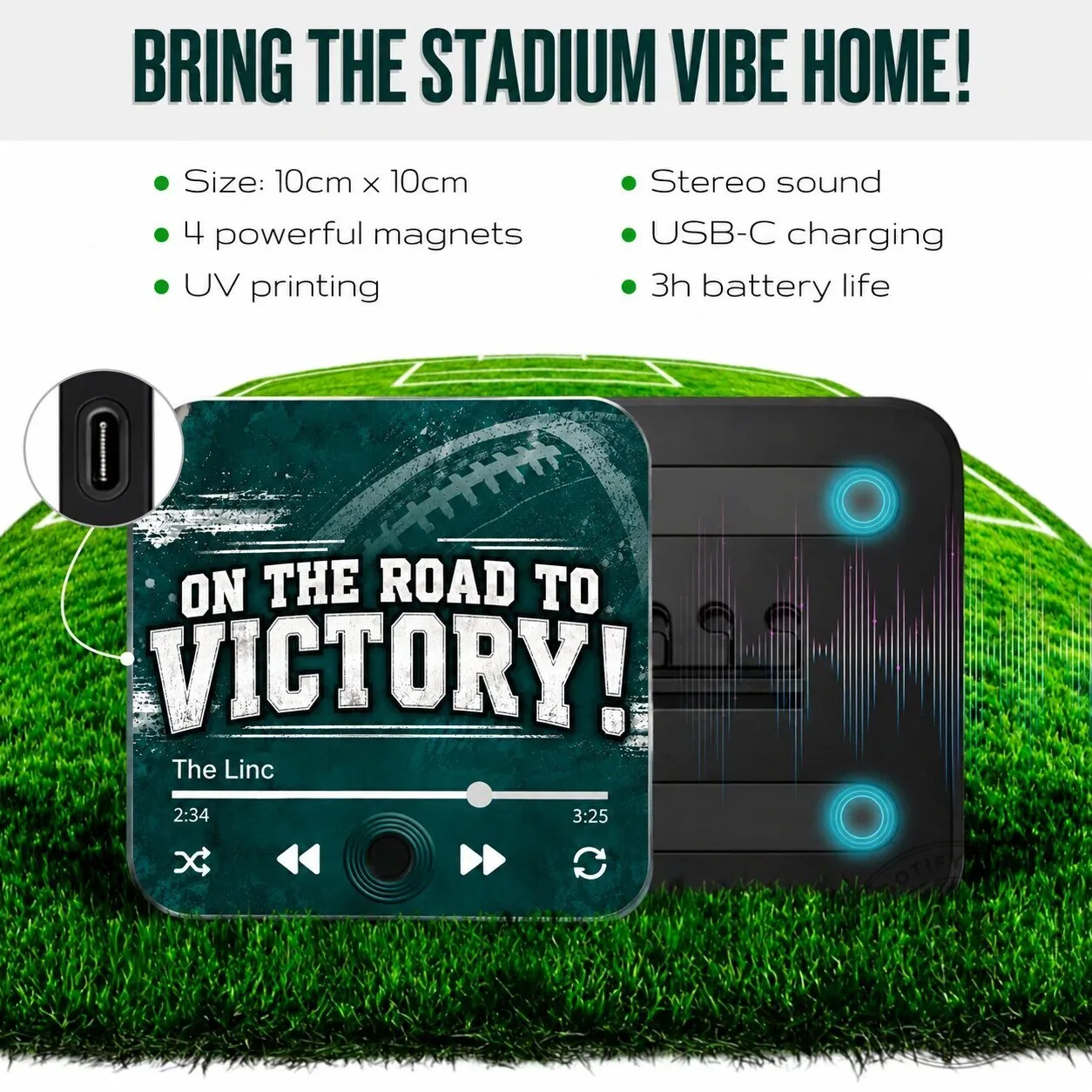 Philadelphia Eagles Football On The Road To Victory Musical Magnet 9 Philadelphia Eagles Football On The Road To Victory Musical Magnet