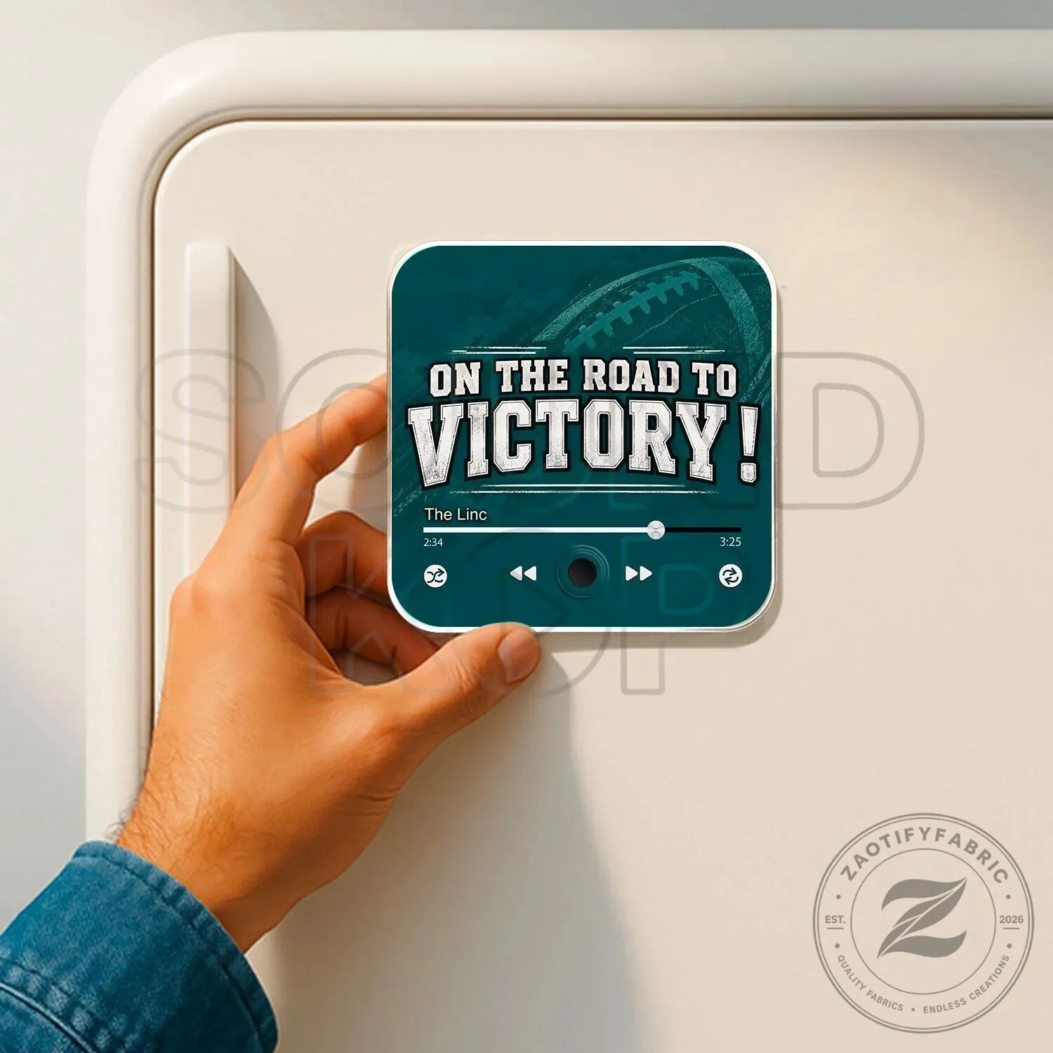 Philadelphia Eagles Football On The Road To Victory Musical Magnet 14 Philadelphia Eagles Football On The Road To Victory Musical Magnet