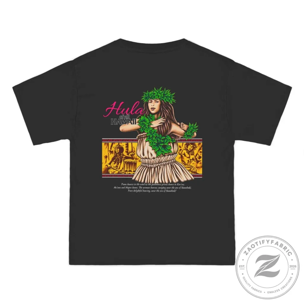Hula of All Hawaii Strength Dancing Woman Black Graphic T-Shirt Hula of All Hawaii Strength Dancing Woman Black Graphic T-Shirt