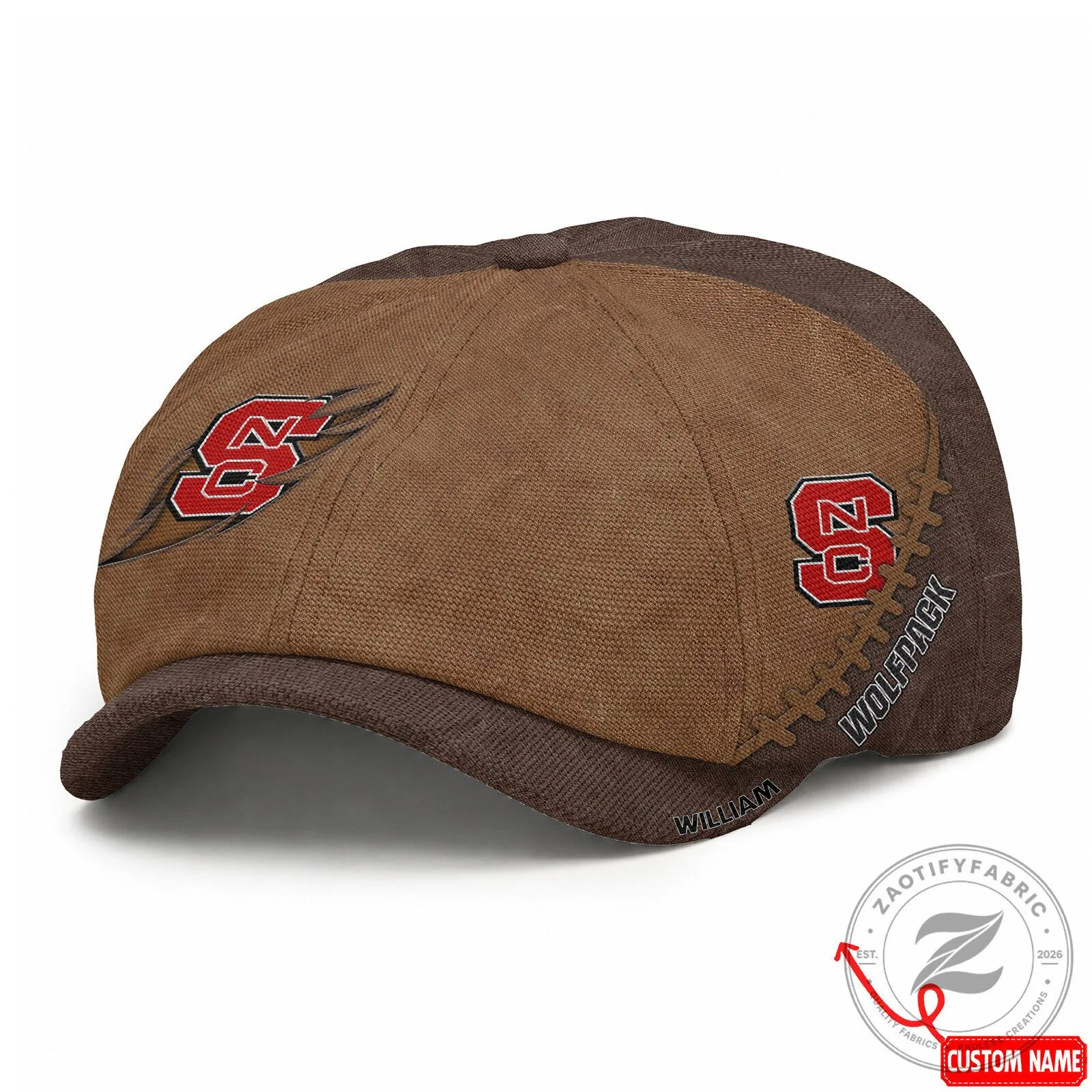 North Carolina State Wolfpack NCAA Football Team Logo Baseball Cap Hat 8 North Carolina State Wolfpack NCAA Football Team Logo Baseball Cap Hat